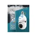 كاميرا مراقبة واي فاي 3 ميجابكسل 1080P ، لمبة إضاءة E27 CCTV LED IR