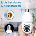 كاميرا مراقبة واي فاي 3 ميجابكسل 1080P ، لمبة إضاءة E27 CCTV LED IR
