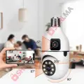 📸 كاميرا ذكية 360° بعدستين 💡 تركب بسهولة، 1080P + رؤية ليلية وتحكم من الهاتف 📱